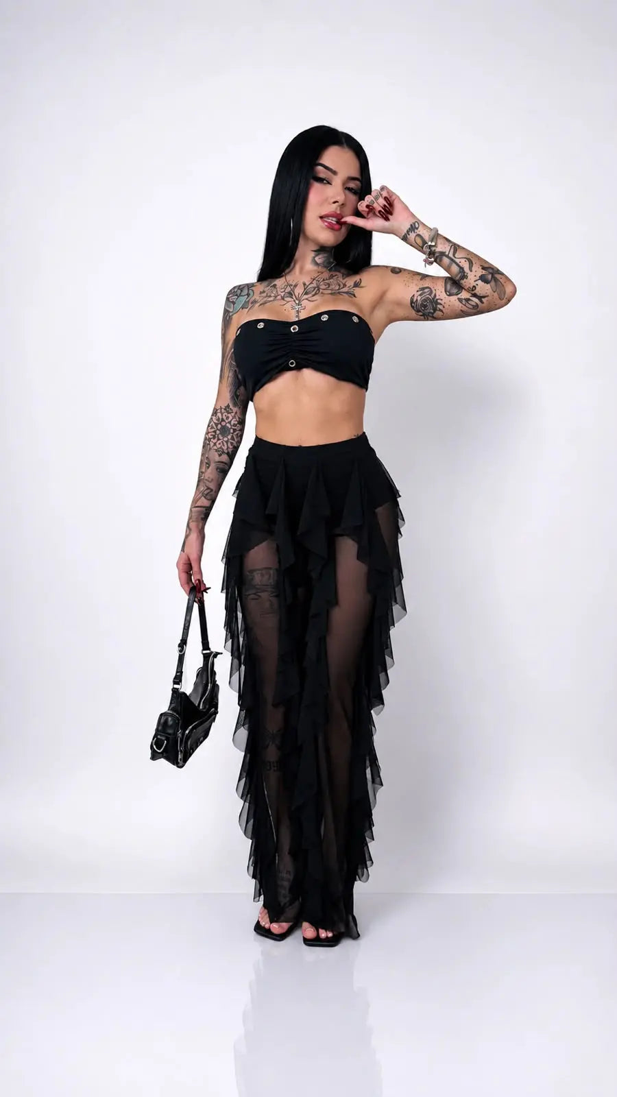 CALÇA FLUID (acompanha hotpants) Useelola